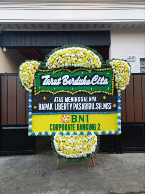 Papan Bunga Duka di Tegalwaru