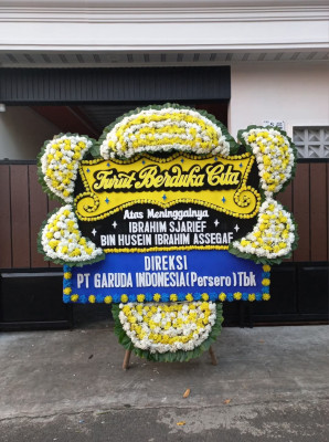 Papan Bunga Duka di Tegalwaru