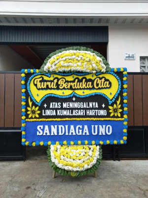 Papan Bunga Duka di Tegalwaru